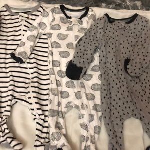 Footie pajama 3 pack